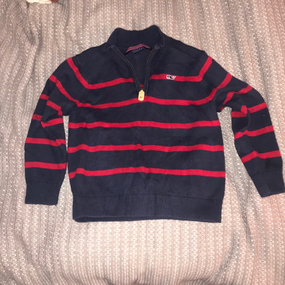vineyard vines boys 3/4 zip